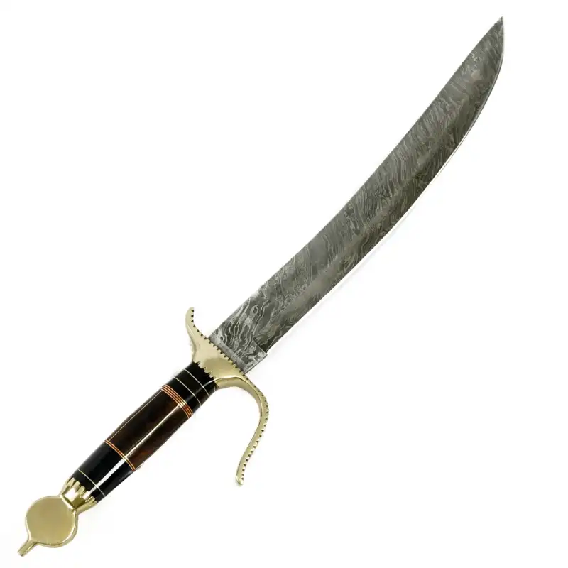 Scimitar Sword Sabre Sword- High Carbon Damascus Steel Sword- 19- Saber Sword